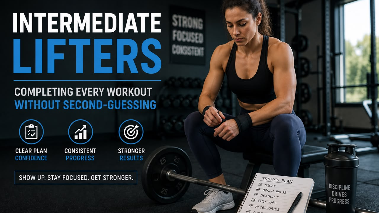Intermediate Lifters Completing Every Workout Without Second-Guessing