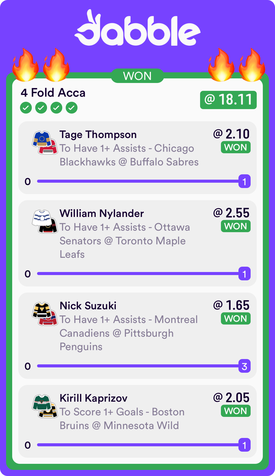 NHL Player Props 🏒