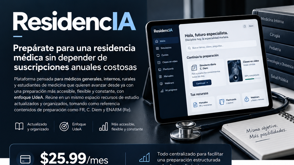 ResidencIA | FR - UdeA | C. Diem | ENARM (MD. Re)