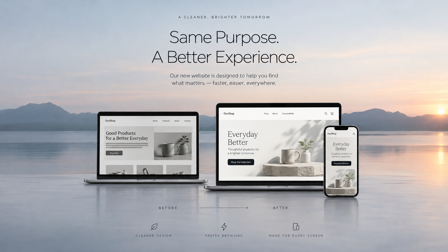 Website redesign