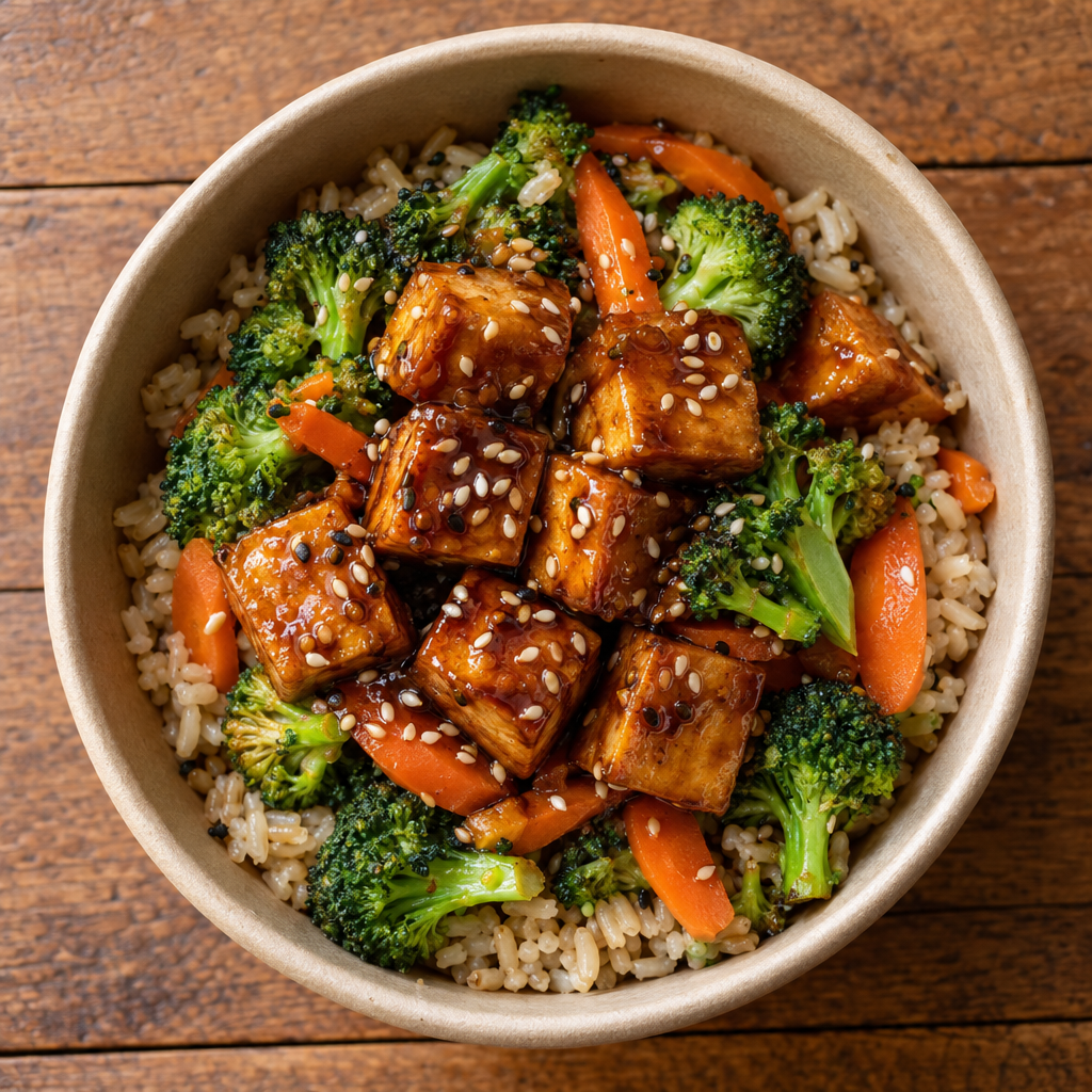 Teriyaki Tofu Bowl