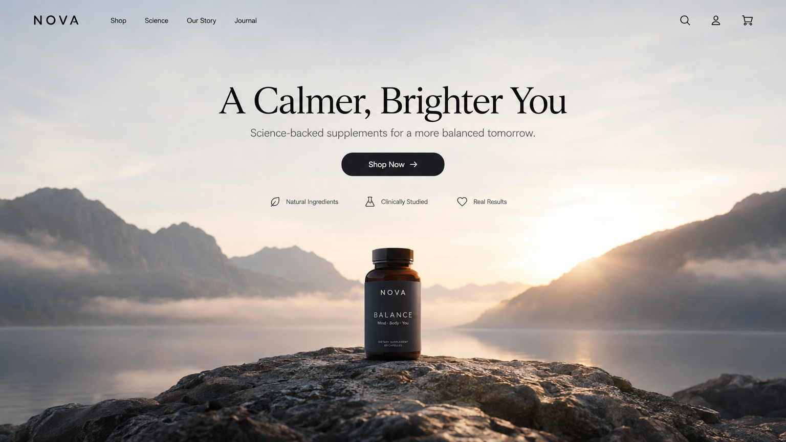 Landing page design and development