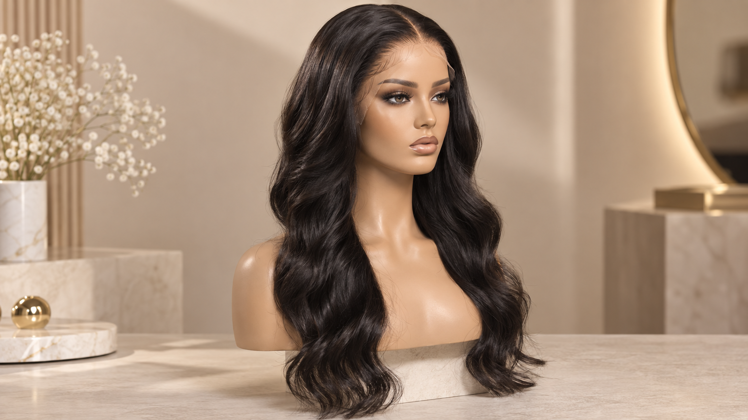 HUMAN HAIR LACE FRONT WIG