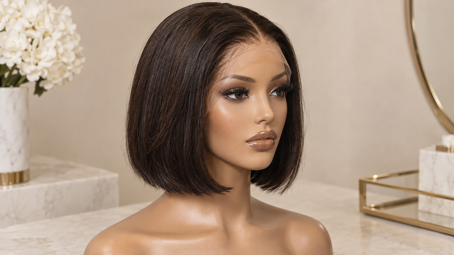 FRONT LACE BOB WIG