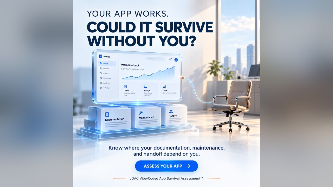 JDAC Vibe-Coded App Survival Assessment™