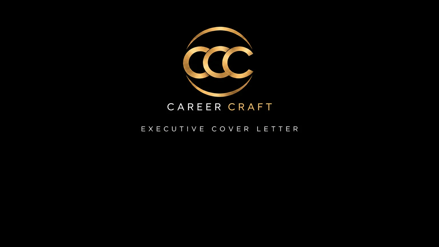Executive Cover Letter