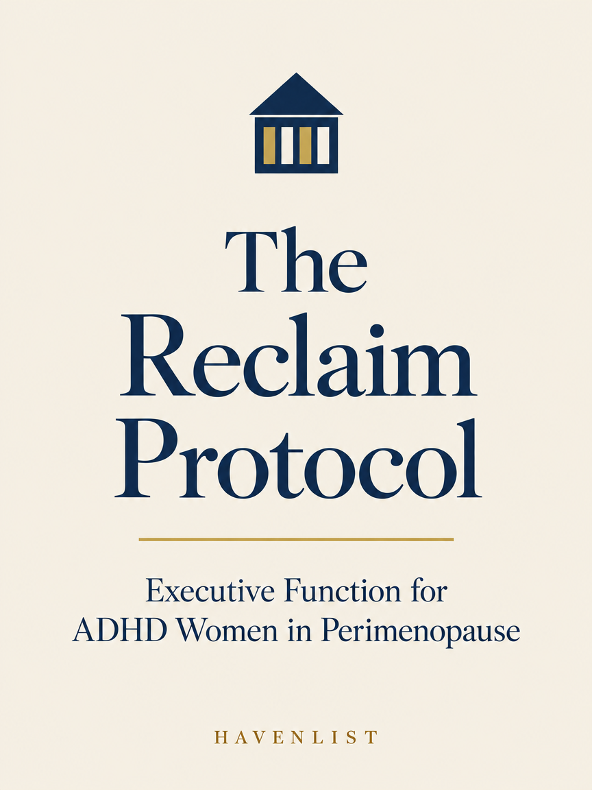 The Reclaim Protocol: Executive Function for ADHD Women in Perimenopause