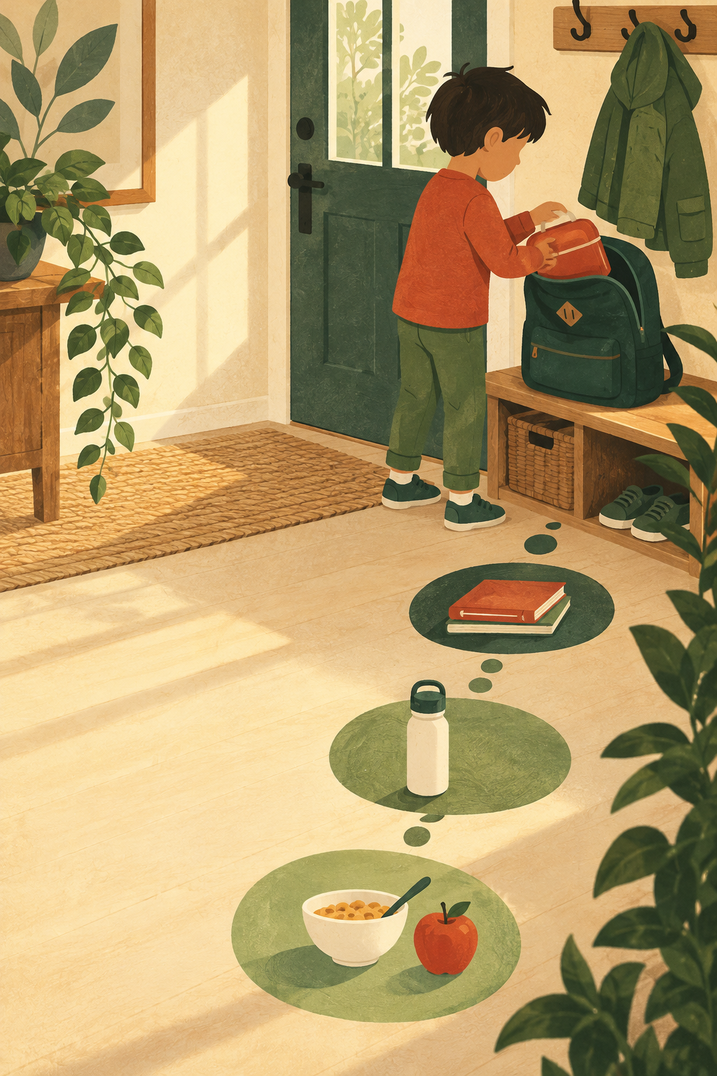 Calmer School Mornings: The Backpack & Lunch Checklist