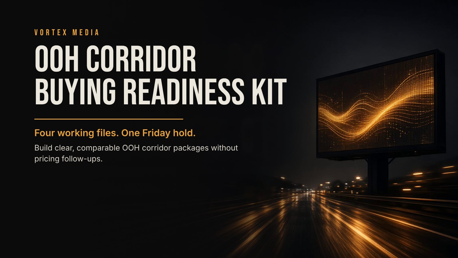 OOH Corridor Buying Readiness Kit