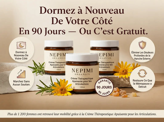 Nepimi | 3x Crème thérapeutique apaisante pour les articulations (Canada FR)