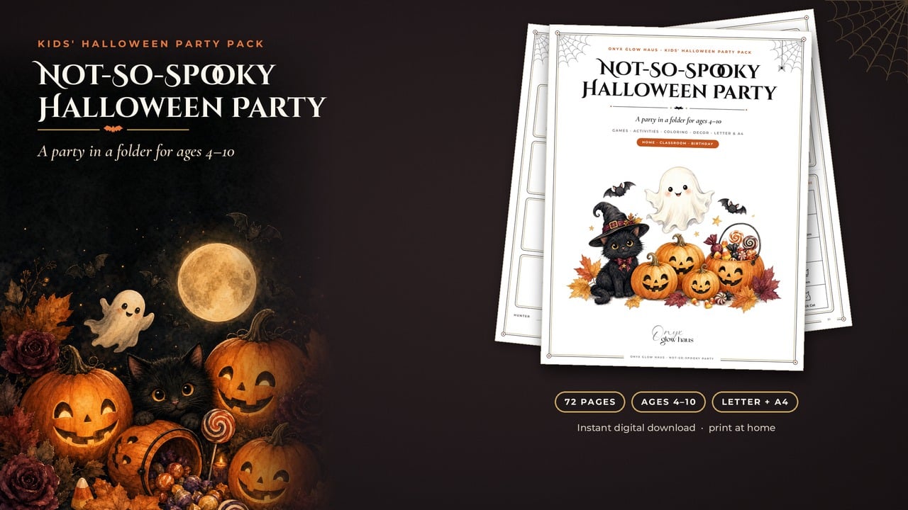 Not-So-Spooky Halloween Kids' Party Pack