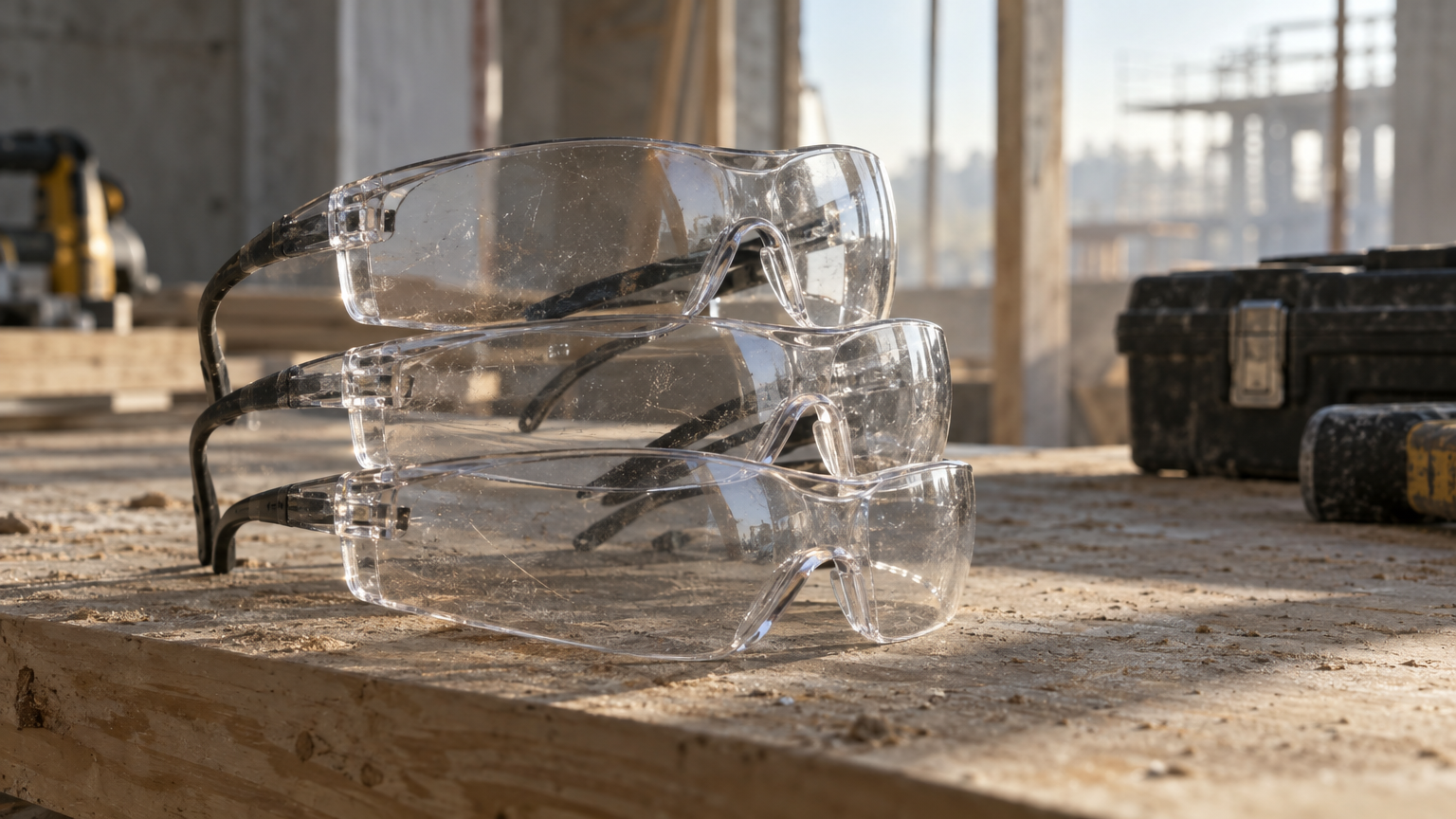 Safety Glasses, 3-pack