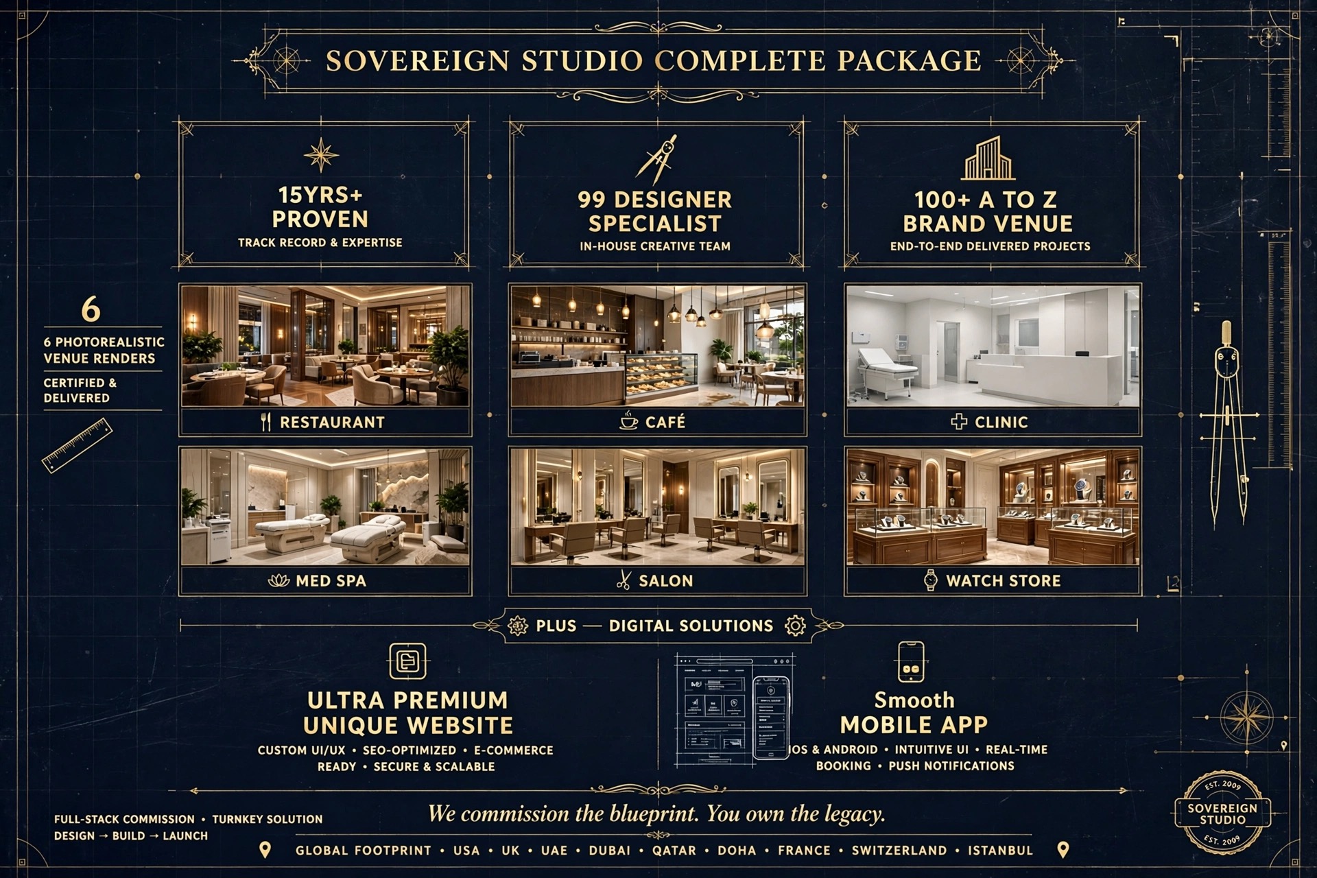 SOVEREIGN STUDIO™  15YRS+ EXP 