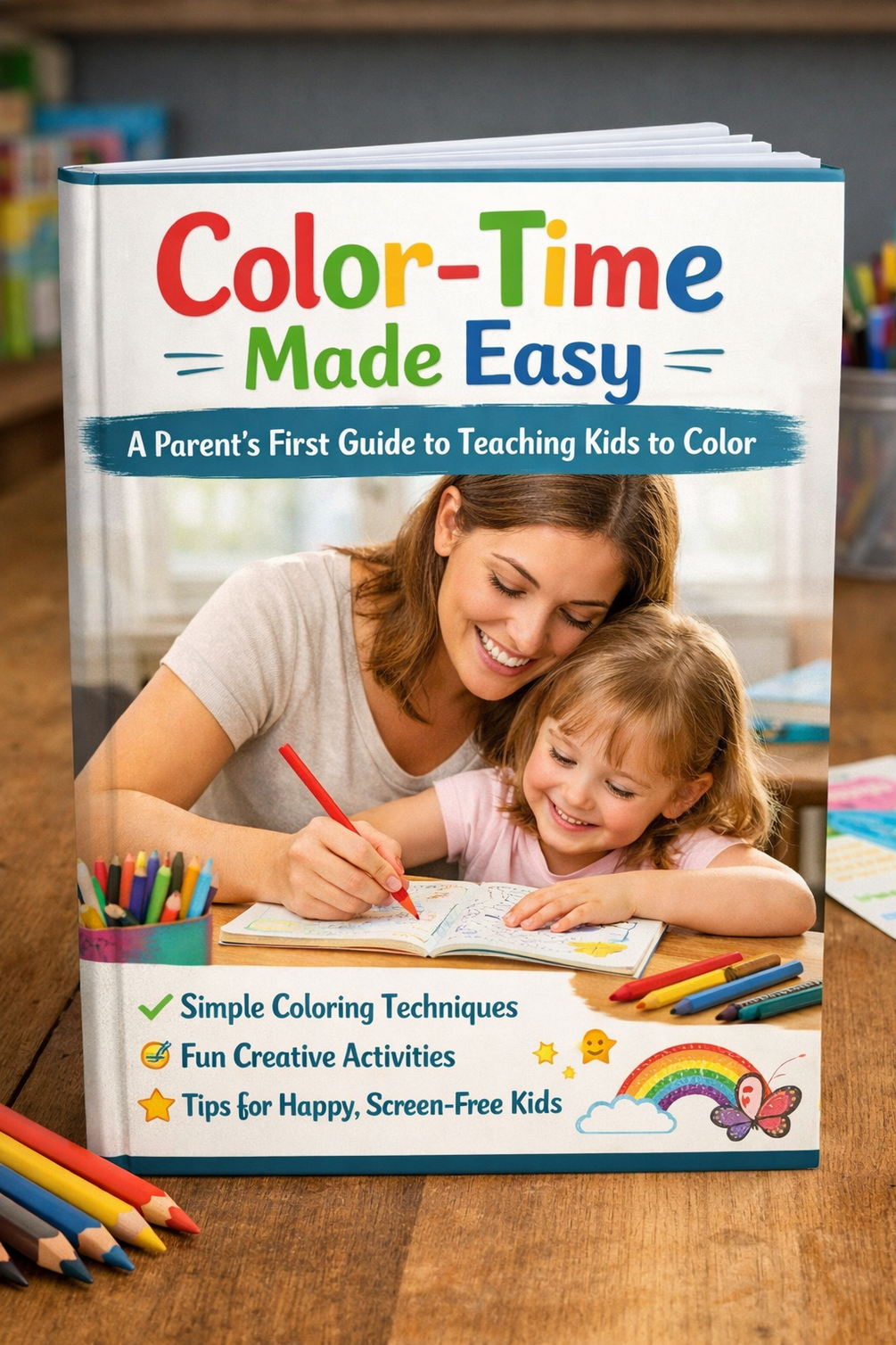 Color Time Made Easy: Teach Kids to Color Without Screens