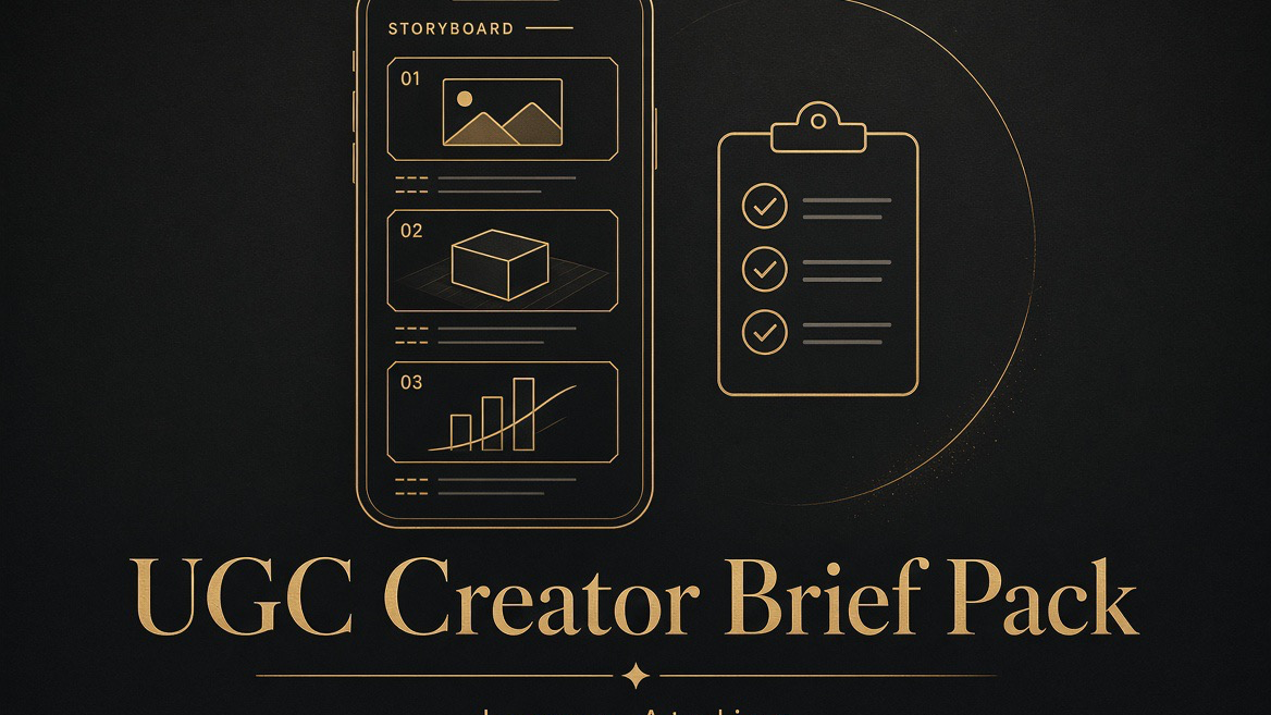 UGC Creator Brief Pack