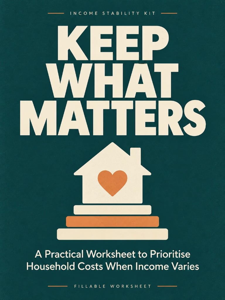 Variable Income Stability Kit — Plan Bills Beyond Your Best Month
