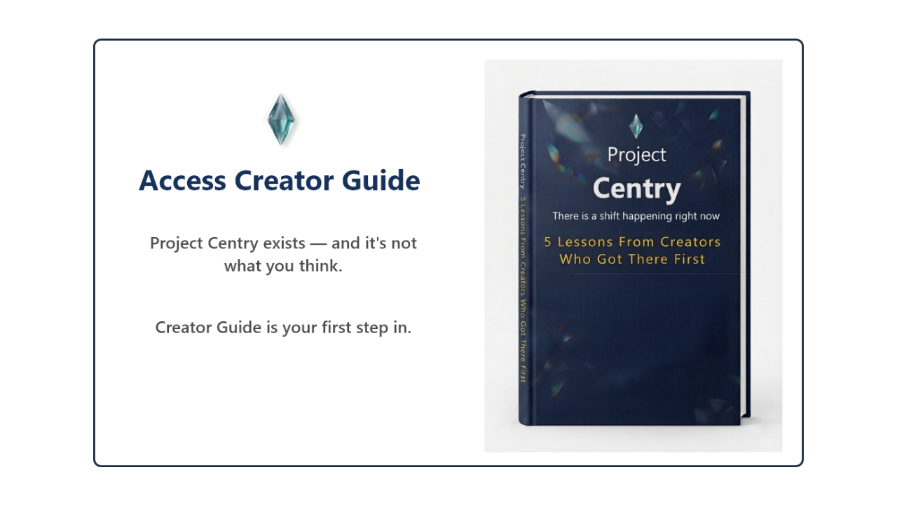 Project Centry - 5 Lessons From Creators Who Got There First