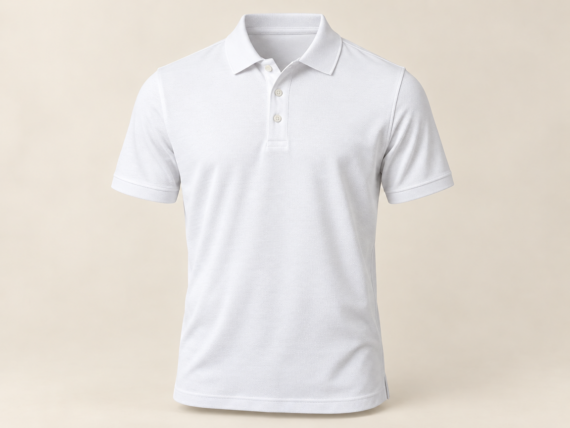 TanThrough Golf Polo