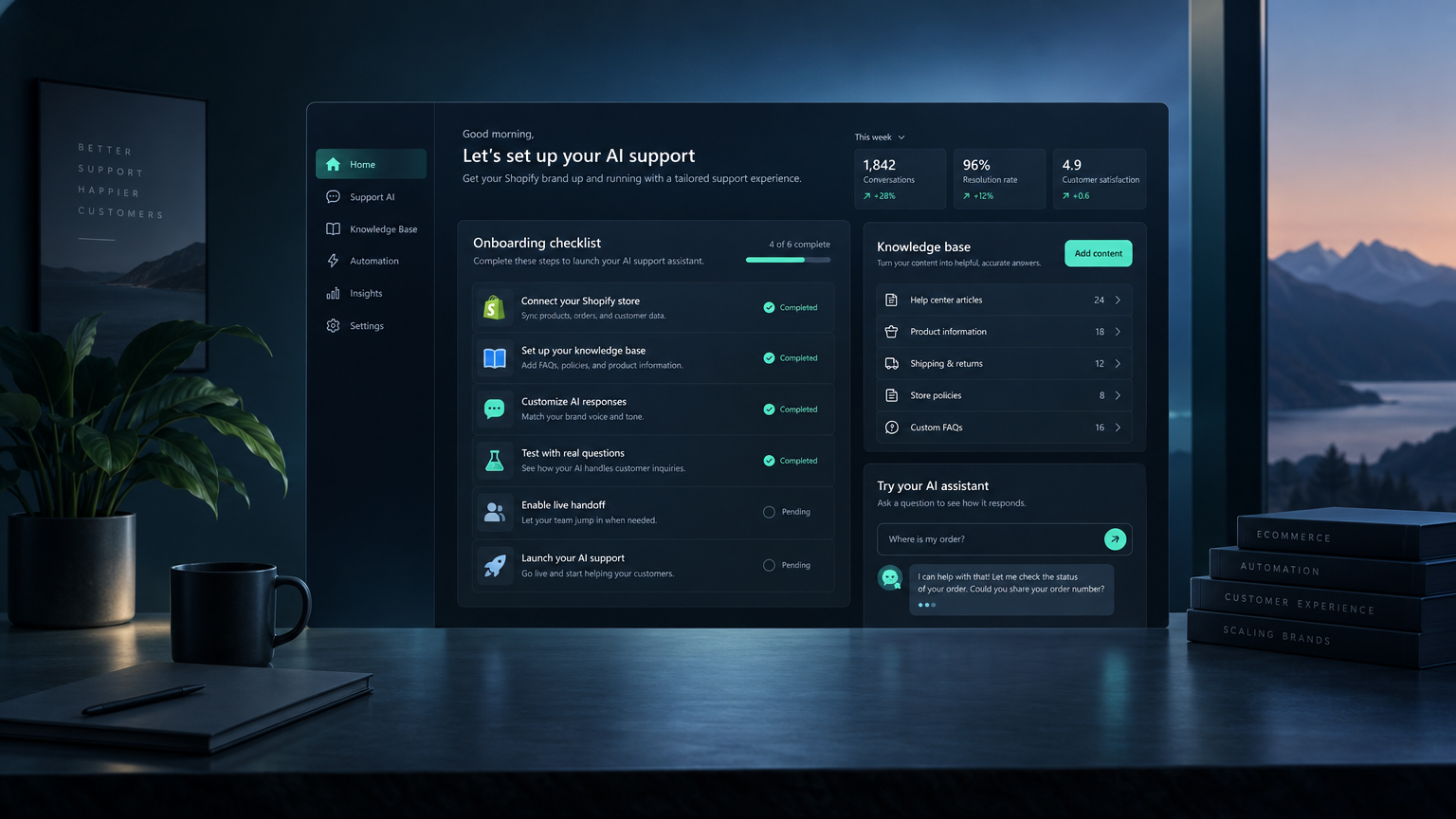 Ecommerce AI Support Sprint