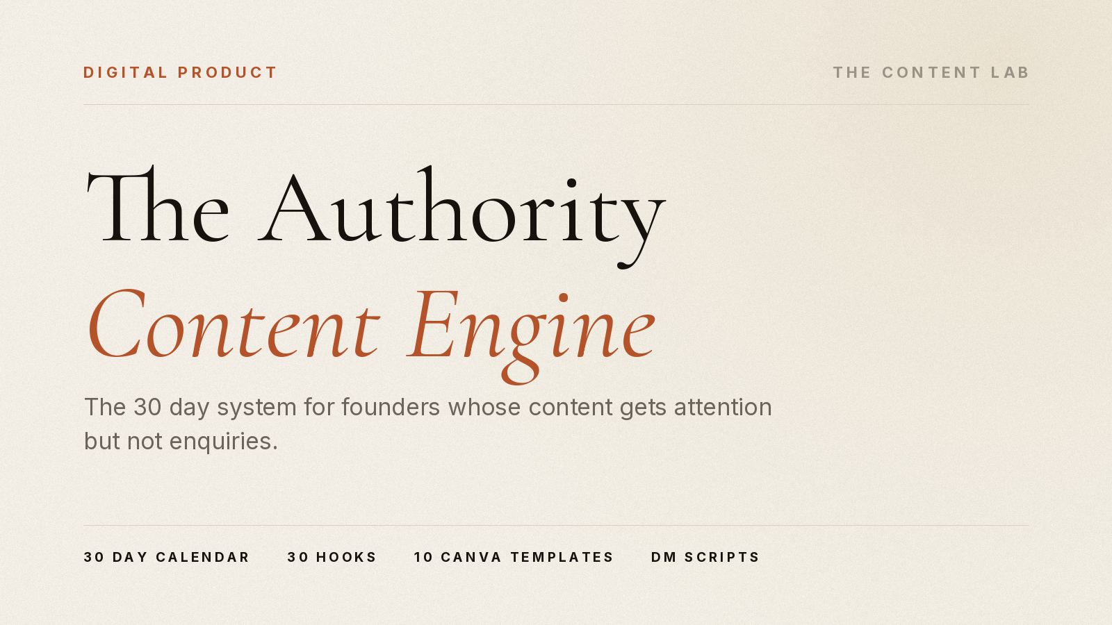 The Authority Content Engine™