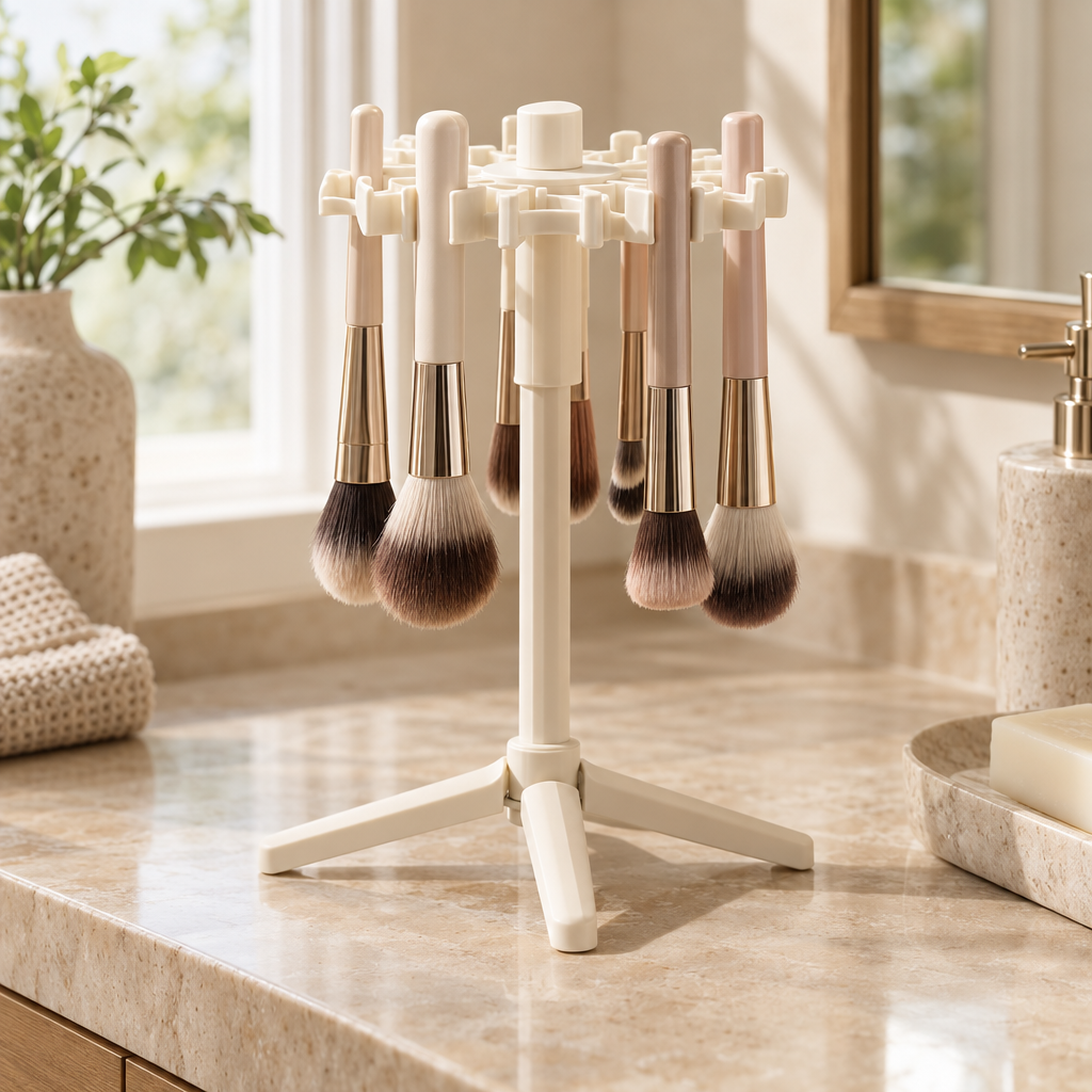 Collapsible Brush Drying Stand