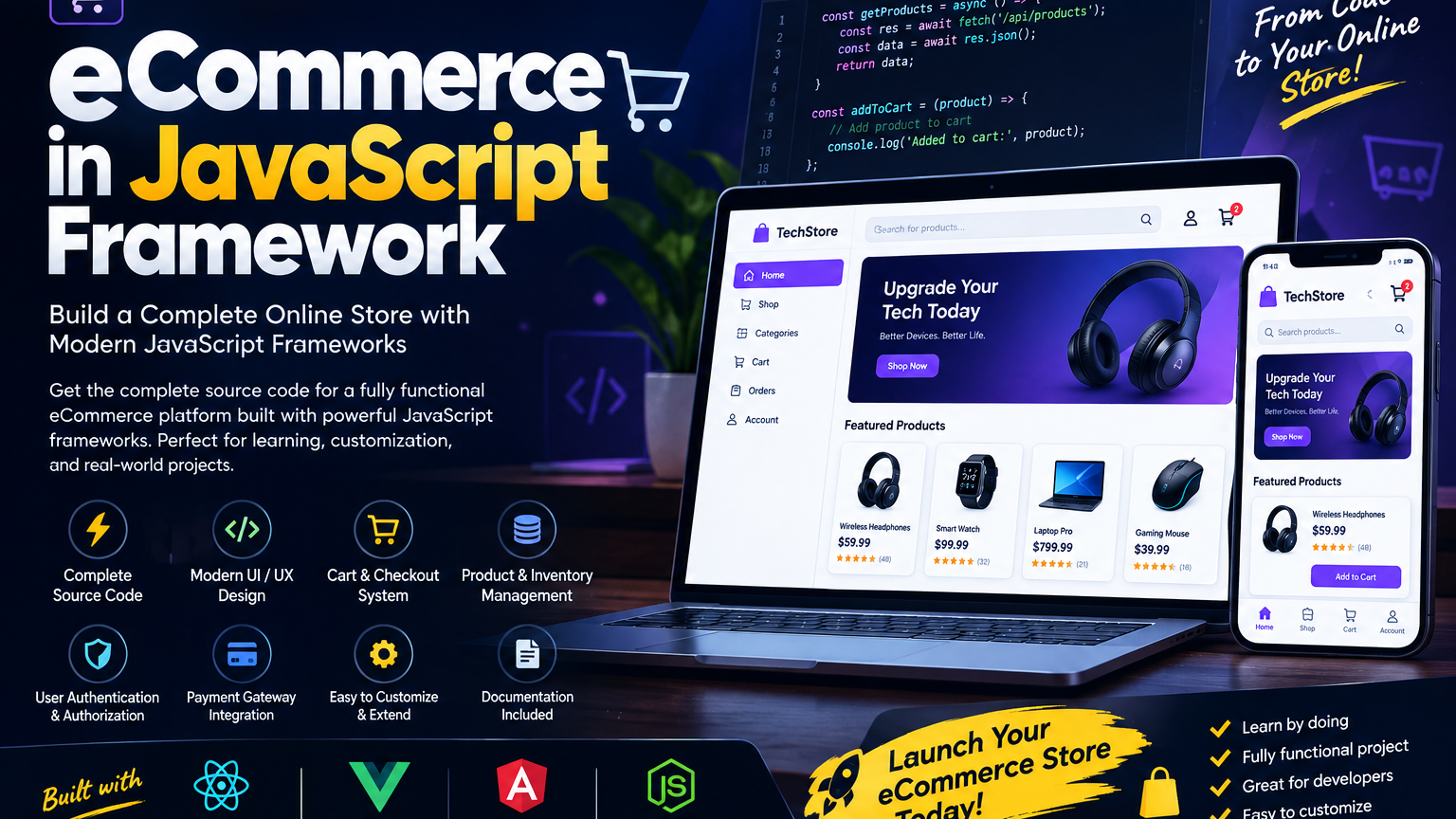 Ecommerce in javascript