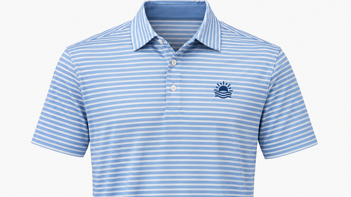 TanThrough Golf Polo