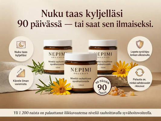 Nepimi™ | 2x Syvävaikutteinen hoitovoide nivelten rauhoittamiseen (Finland)