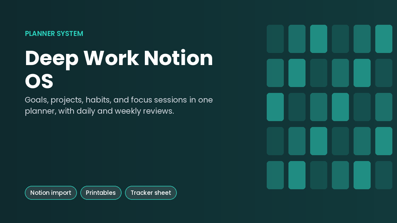 Deep Work Notion OS