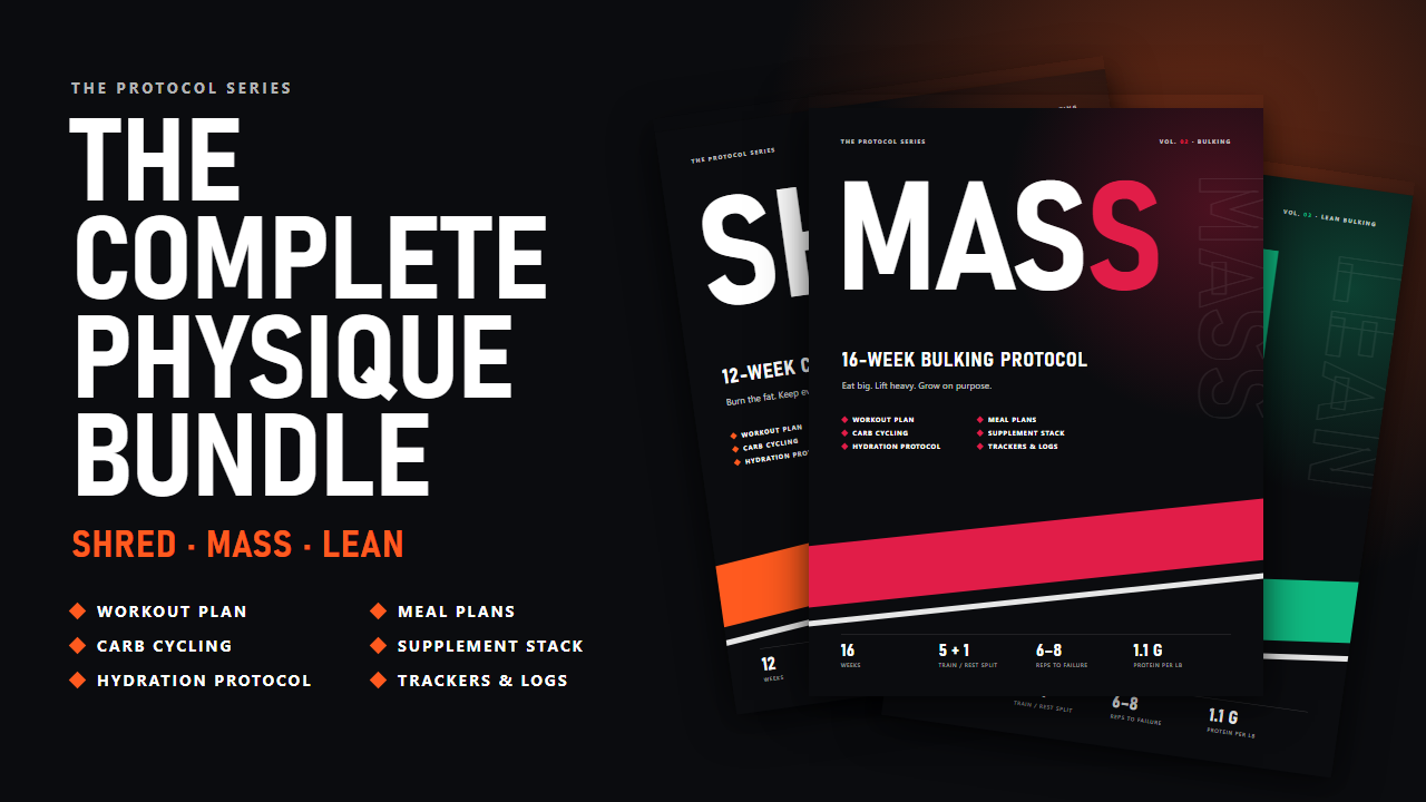 The Complete Physique Bundle: SHRED + MASS + LEAN