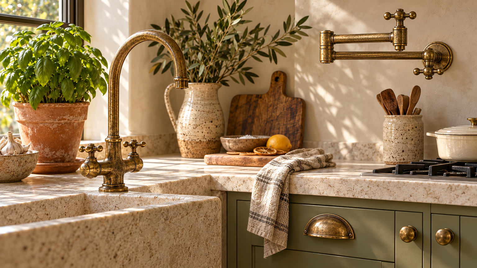 Aged Brass Hardware Kit