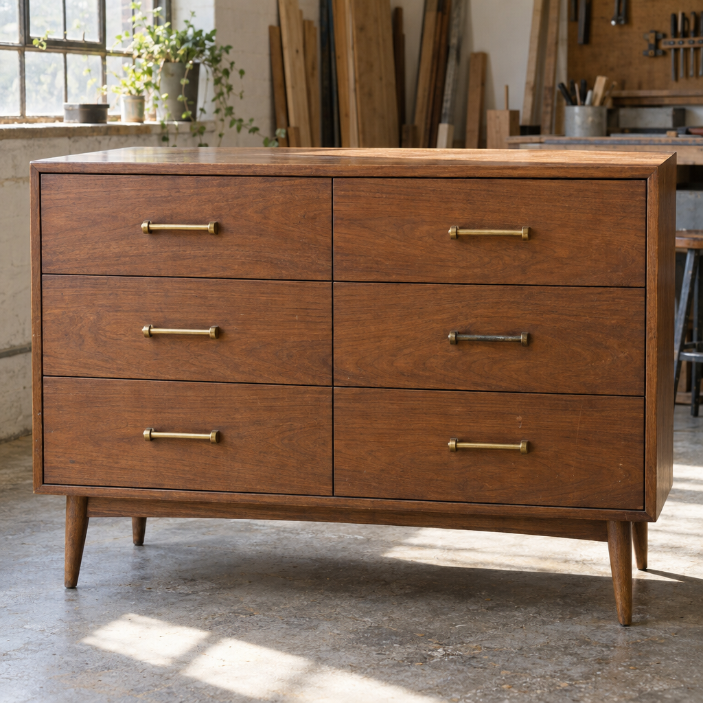 Walnut dresser
