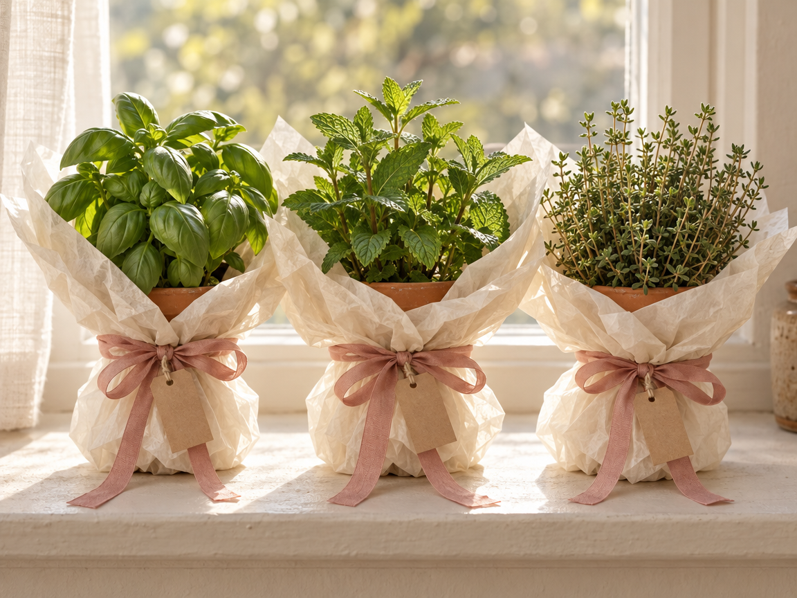 Windowsill Herb Garden