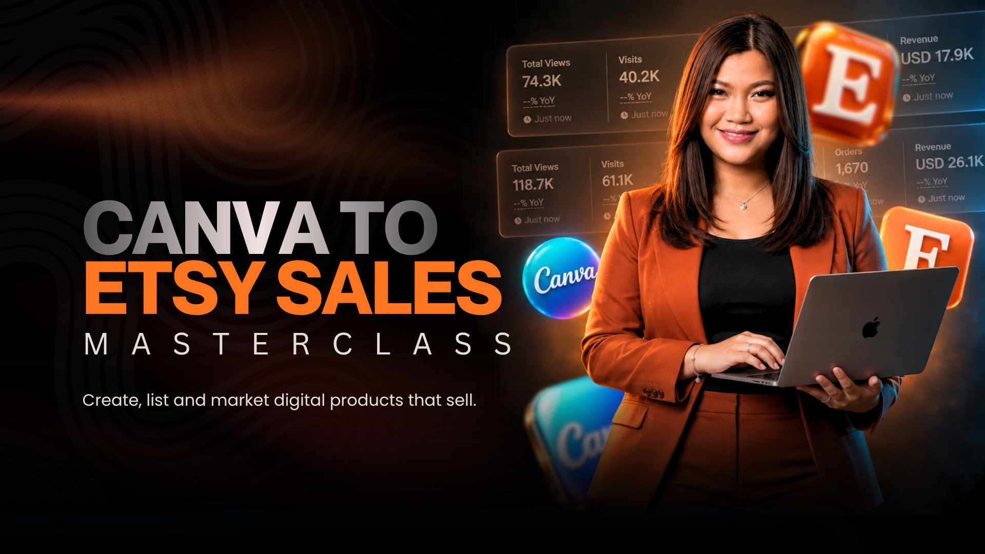 THE CANVA TO ETSY SALES MASTERCLASS
