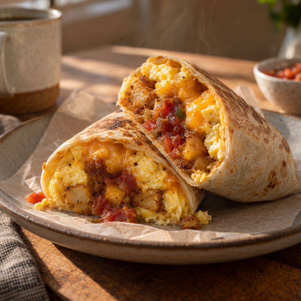 Sunrise Breakfast Burrito
