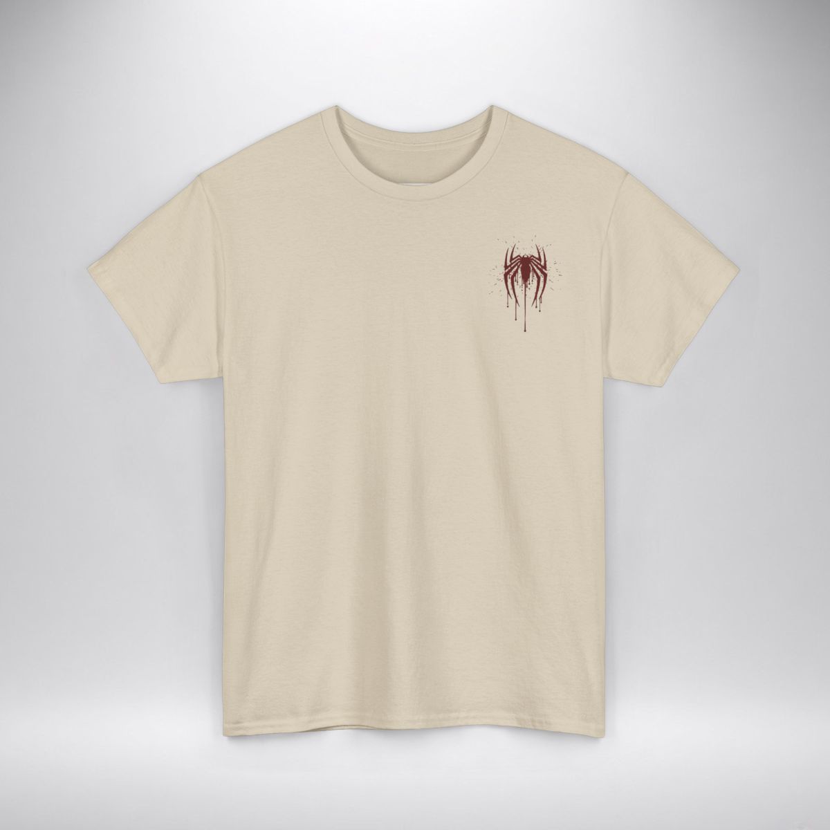 Spider Emblem Tee — Grunge Drip Spider Logo T‑Shirt