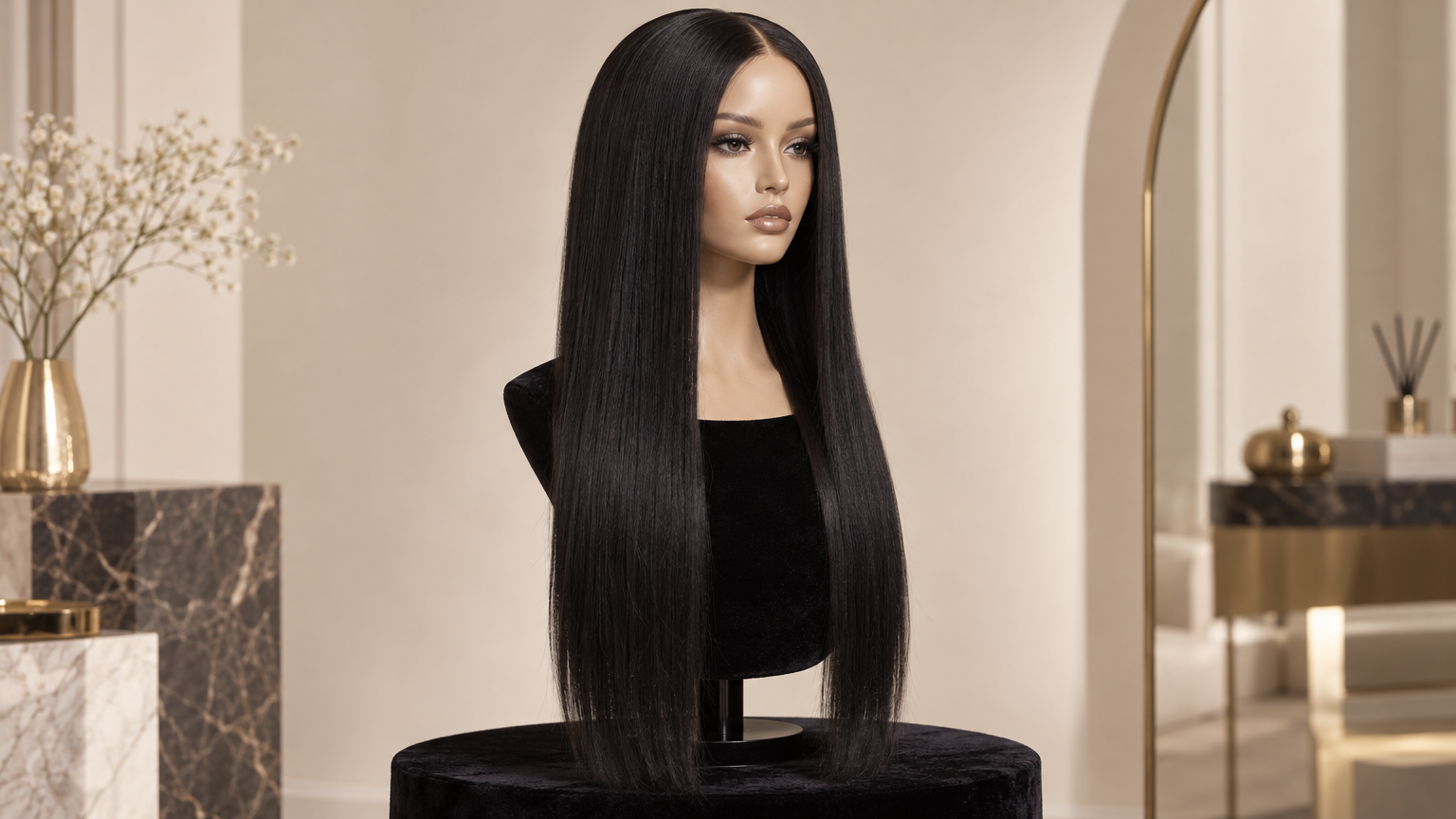 SYNTHETIC FIBER WIG