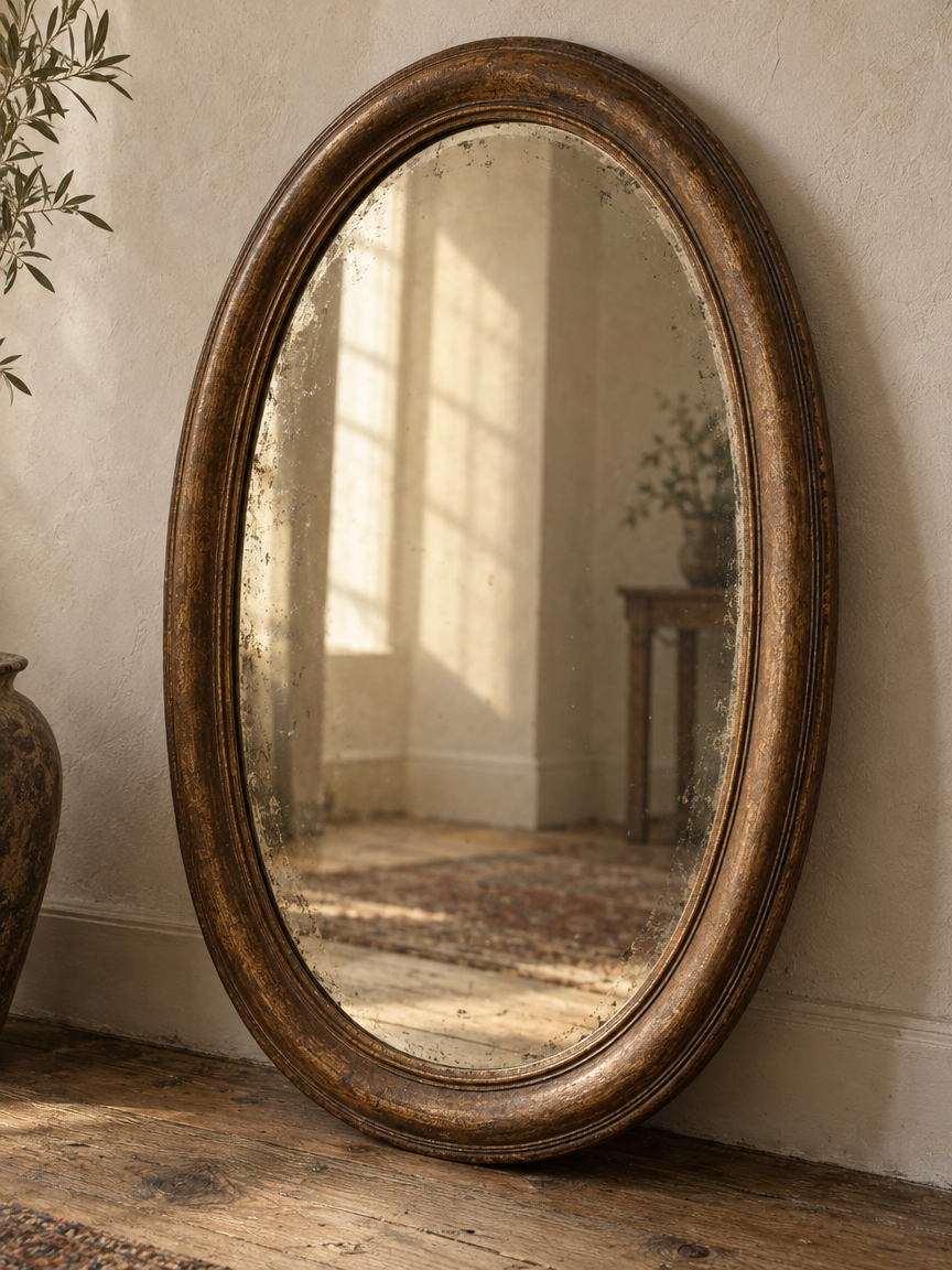 Miroir ovale
