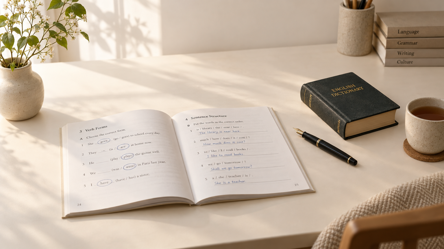 English Grammar Workbook