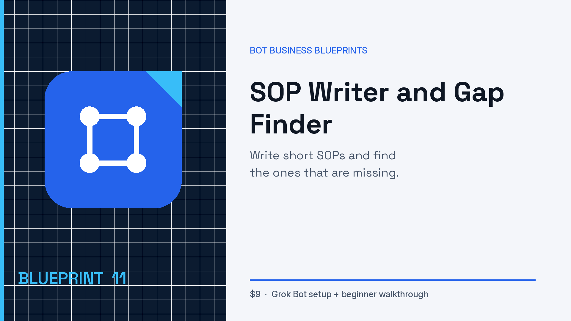 SOP Writer and Gap Finder