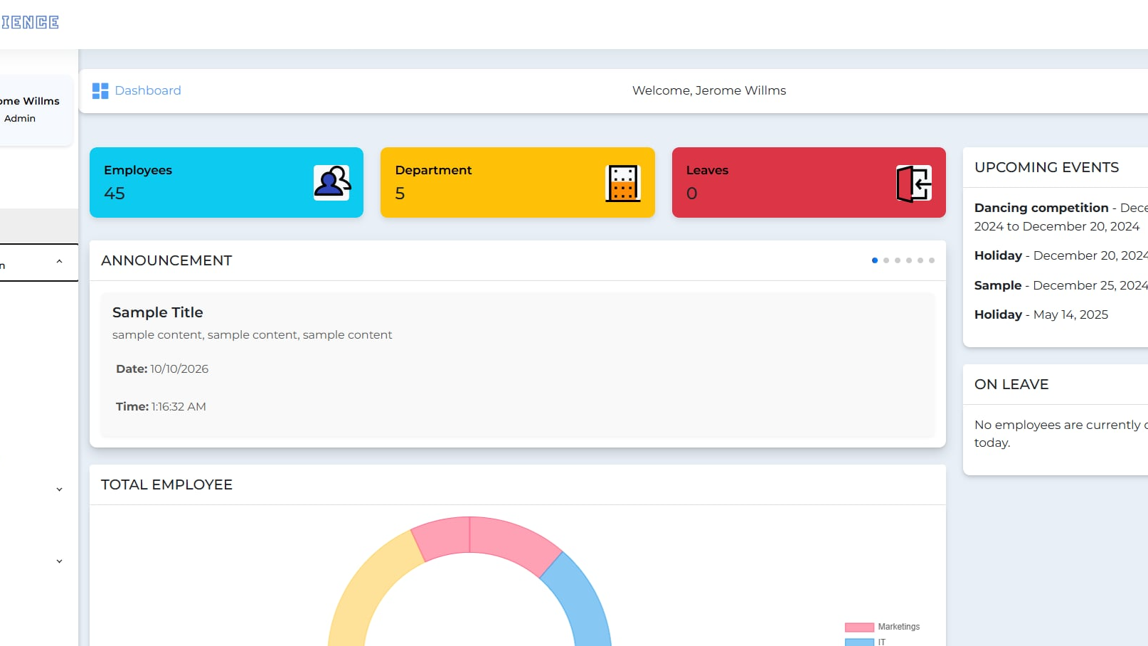 HRXPerience – HR Management System