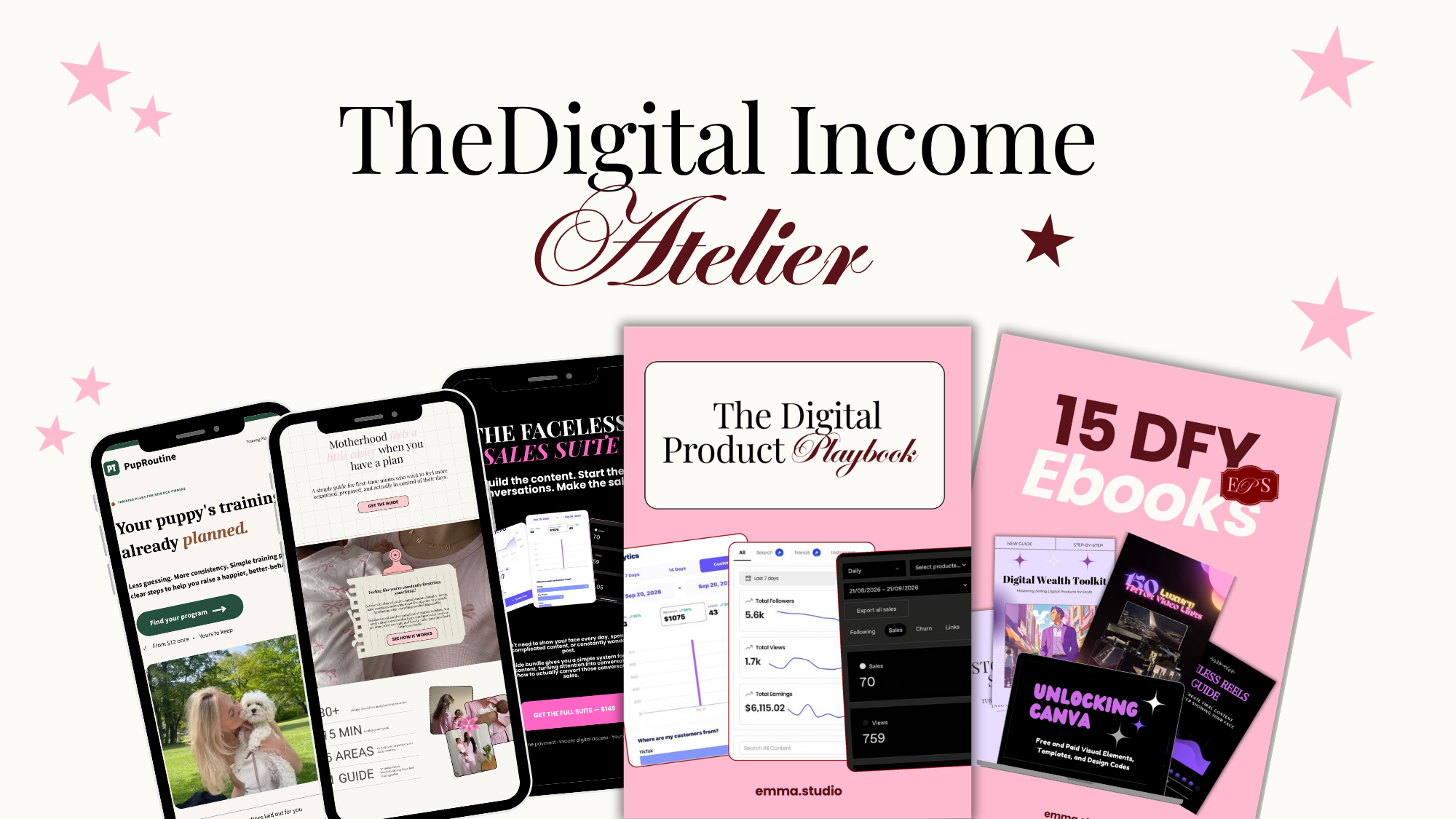 The Digital Income Atelier 