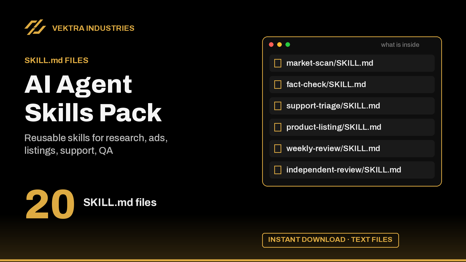 AI Agent Skills Pack
