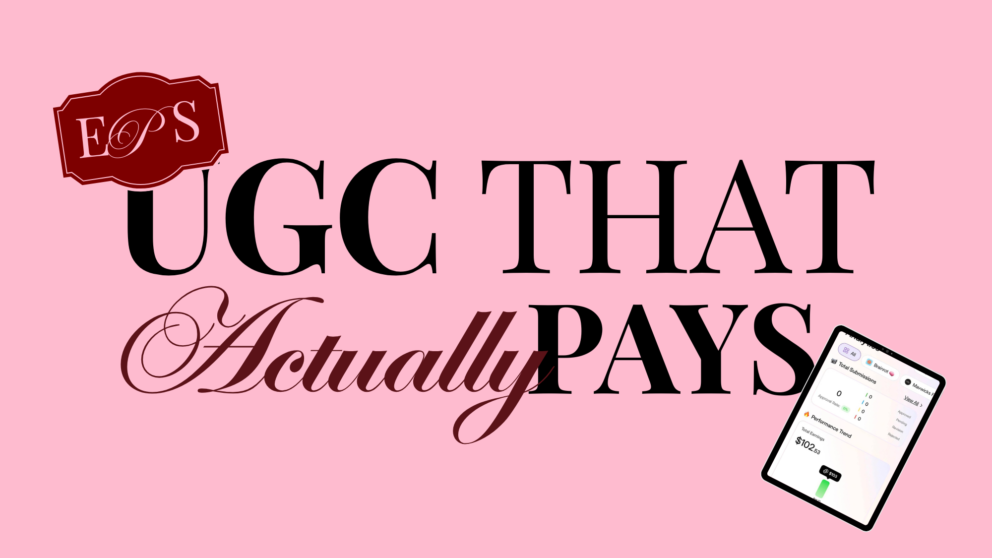 UGC That Actually Pays