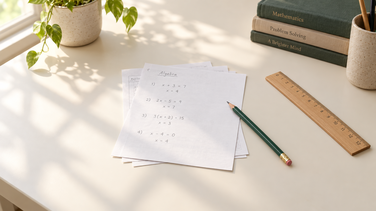 Algebra Fundamentals Worksheets