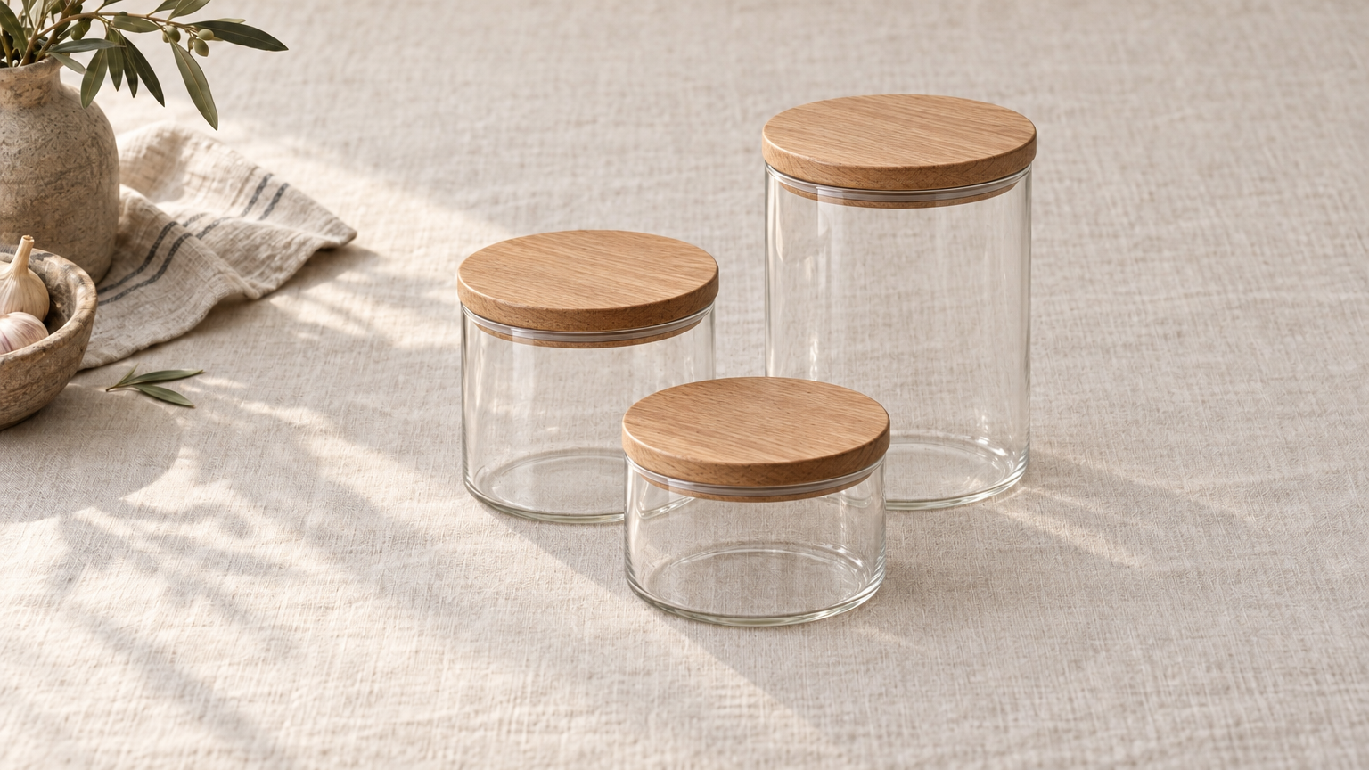 Glass Canisters