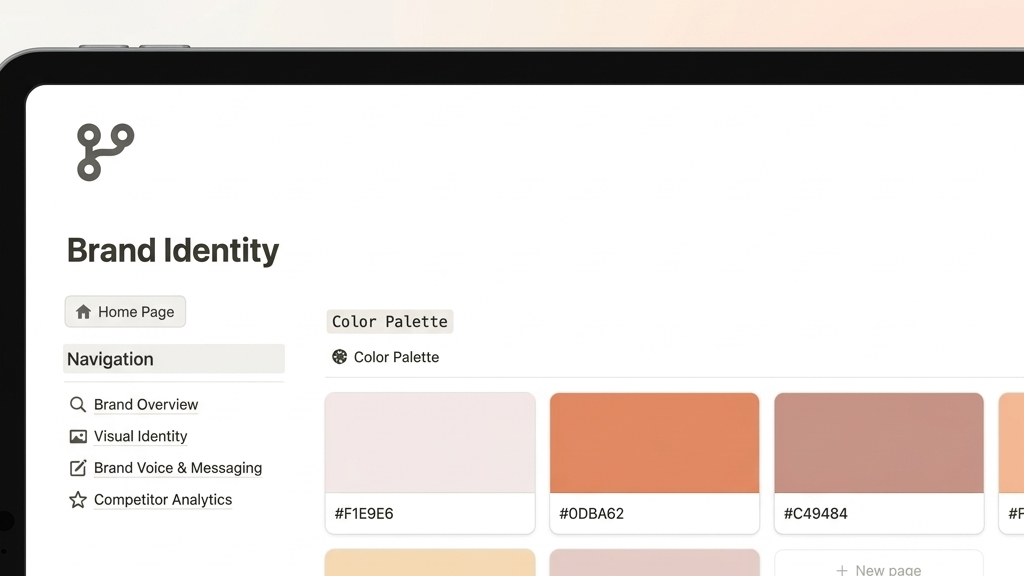 Brand Identity Notion Template