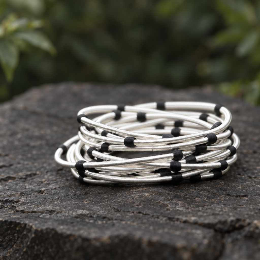 Black and Silver Stack