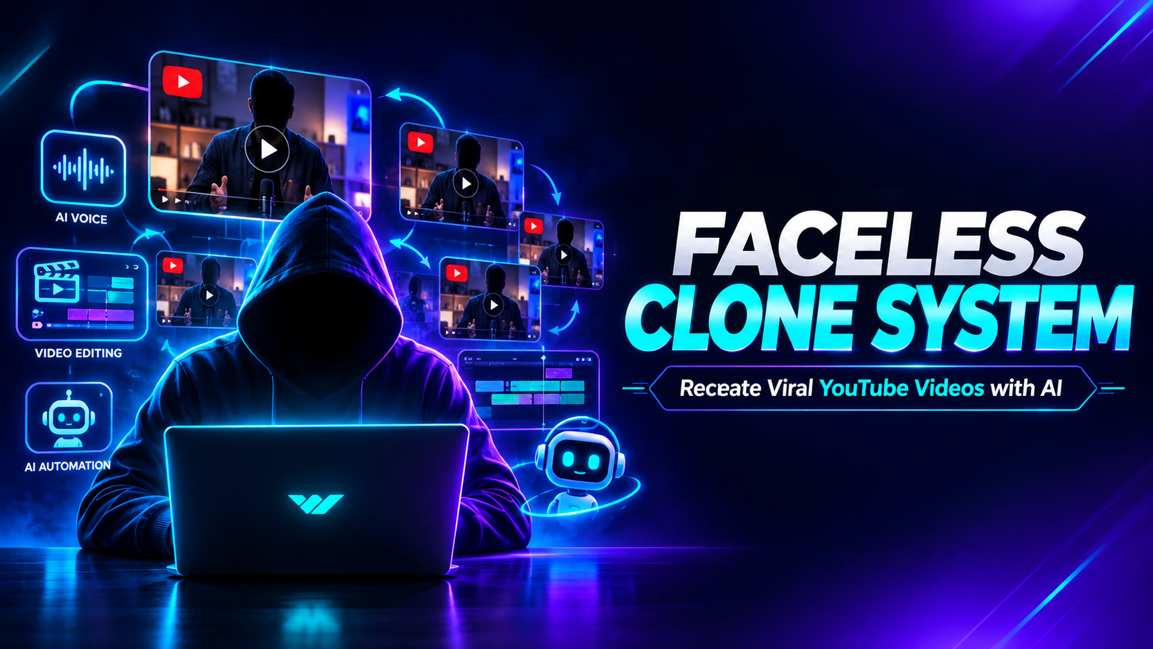 Faceless Clone System: Recreate Viral YouTube Videos with AI