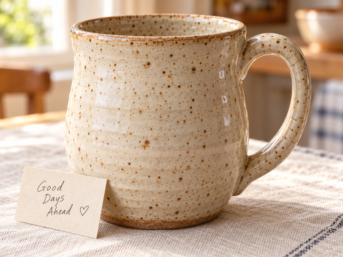 Handmade Mug & Note